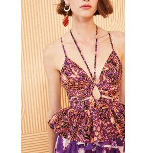 Ulla Johnson Essie Top in Black Currant